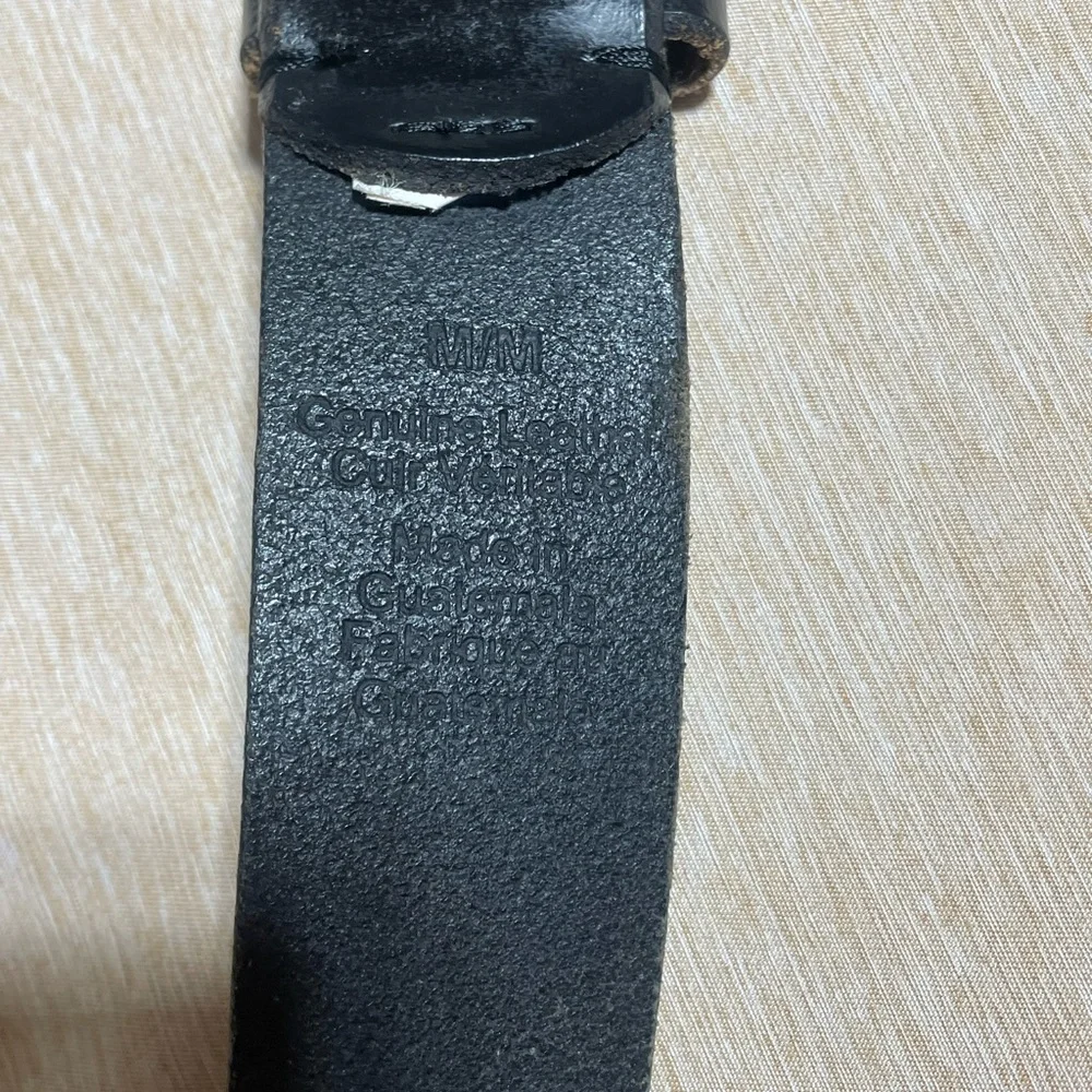 Black Belt Genuine‎ Leather Size Medium formal business casual mens